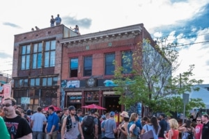 Exterior of Larimer Lounge