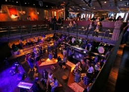 A birds eye view of the restaurant Ophelia's Electric Soapbox