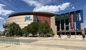 Exterior of Ball arena