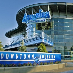 Exterior of the downtown Aquarium