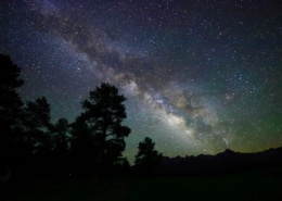 The sky seen at Top of the Pines
