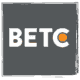 A dark gray backgrouns with the letterd "BETC" on top. The "C" has a small orange circle in the center resembling the Colorado state logo.