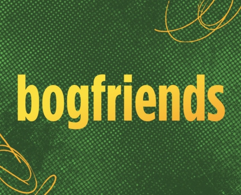 green background with yellow title treatment of the show