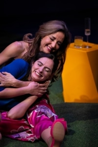Maggie Bofill and Stephanie Machado in Laughs in Spanish. Photo by Jamie Kraus Photography.