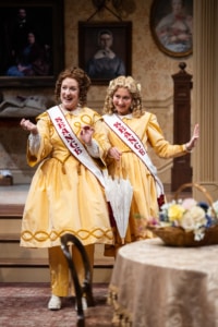 Annie Abramczyk and Linda Mugleston in The Suffragette's Murder. Photo by Jamie Kraus Photography.