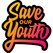 ave Our Youth logo with stylized script lettering in a yellow-to-pink gradient.