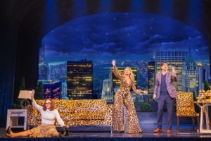 Kristen Beth Williams as Helen Sharp, Jackie Burns as Madeline Ashton, and Ken Marino as Ernest Menville in the North American Tour of Death Becomes Her. Photo by Matthew Murphy for MurphyMade Kristen Beth Williams as Helen Sharp, Jackie Burns as Madeline Ashton, and Ken Marino as Ernest Menville in the North American Tour of Death Becomes Her. Photo by Matthew Murphy for MurphyMade