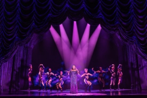 Nasia Thomas as Viola Van Horn and the North American Tour Company of Death Becomes Her. Photo by Matthew Murphy for MurphyMade Nasia Thomas as Viola Van Horn and the North American Tour Company of Death Becomes Her. Photo by Matthew Murphy for MurphyMade